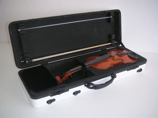 Koffereinlage aus Schaumstoff für eine Violine